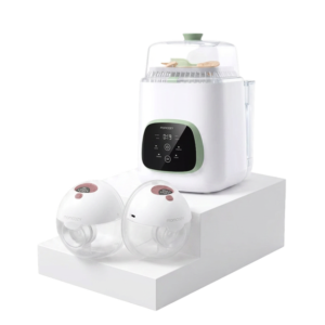 M5 Smart Wearable Breast Pump &  KleanPal Pro Baby Bottle Washer and Sterilizer Bundle