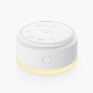 Momcozy Baby Sound Machine - Long Battery Life (Warm Light)