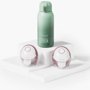 M6 Water Warmer Bundle: M6 Hands-free Breast Pump and Portable Baby Bottle Warmer
