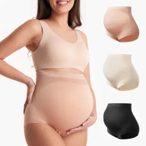 High Waist Pregnancy Seamless Soft Belly Support Panties