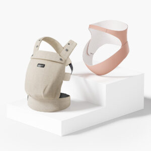 Comfort Bundle: PureHug Baby Carrier Khaki Color and Ergonest Belly Band