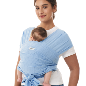 Momcozy Blue Mesh Baby Wrap