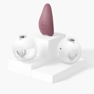 M5 Smart Massager Bundle: Double M5 Smart Wearable Breast Pump and One Breast Massager