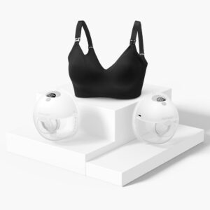 M5 Smart Bra Bundle: Double M5 Smart Breast Pump and Nursing Bra(YN21)