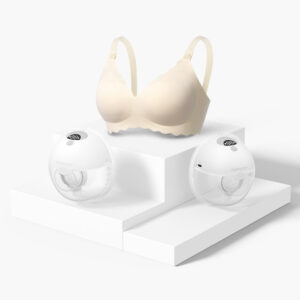 M5 Smart Bra Bundle: Double M5 Smart Breast Pump and Jelly Strip Bra(YN46)