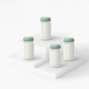 Natural Baby Bottle Compatible with Momcozy Cooler, 4PCS