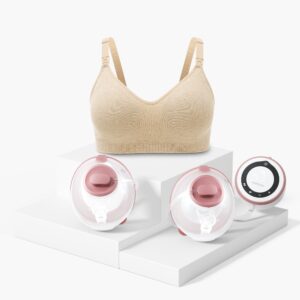 V1 Pro Bra Bundle: V1 Pro Breast Pump and US. Cotton Nursing Bra