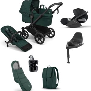 Bugaboo Donkey 6 Mono Ultimate Pushchair Bundle With Cybex Cloud T+ Car Seat & Base (7 Pieces)