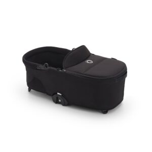 Bugaboo Dragonfly Carrycot - Midnight Black | Baby Carrycot Bassinet | Soft Mattress | Newborn Sleep Carrier | Compatible with Pushchair | Lightweight