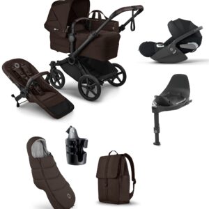 Bugaboo Donkey 6 Single Ultimate Bundle With Cybex Cloud T+ Car Seat & Base (7 Pieces)
