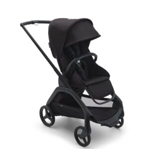 Bugaboo Dragonfly Pushchair - Black Lightweight Stroller | Urban Terrain Foldable Compact Pram | Stroller for 0 - 4 years babies