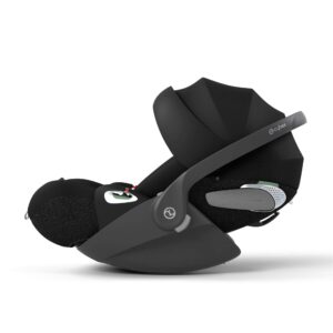 Cybex Cloud T i-Size Baby Car Seat - Sepia Black | Lightweight & Safe Car Seat with Side-Impact Protection | Newborn-Friendly Design | Easy To Operate