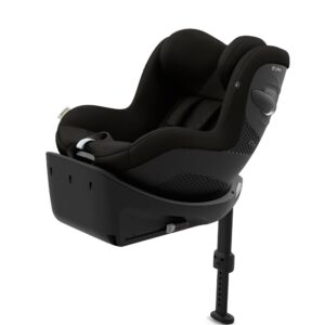 Cybex Sirona Gi i-Size Car Seat – 360° Rotating Baby & Toddler Seat | Black | Rear & Forward Facing | Superior Side Impact Protection | Adjustable Recline & Headrest | Safe & Comfortable Travel
