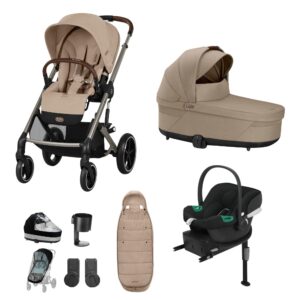 Cybex Balios Pushchair Bundle with Aton B2 i-Size Car Seat (6 Pieces)