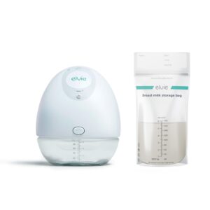 Elvie Single Electric Breast Pump & Elvie Milk Storage Bags