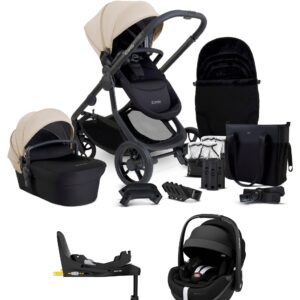 ICandy Orange4 Pushchair Bundle with Pebble 360 Pro2 Car Seat & Base – Latte