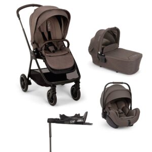 Nuna TRIV Next Pushchair with Arra Flex Car Seat & Base – Chestnut