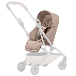 Joolz Aer2 Nest To Seat - Sandy Taupe | Newborn Upto 1.5 Years | Baby Travel Stroller | Infant / Toddler Buggy | One Hand Fold | Lightweight Pushchair
