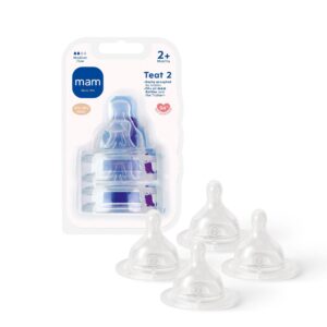 Mam Bottle Size 2 Teats - 4 pack