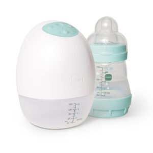 Mam Move Wearable Single Electric Breast Pump | Best Hands-Free Pump for Mother | Soft Silicone Funnel with 4 Sizes | Easy to Assemble & Clean | For Feeding Newborns & Baby