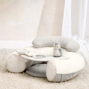 Mamas & Papas Sit & Play Baby Floor Seat - Wish Upon A Cloud | Sit Me Up Infant Floor Seat | Sit Up Chair for Babies | Newborn Activity Chair | 6 Months+