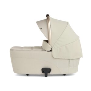 Mamas & Papas Ocarro 2 Carrycot | Newborn to 6 Months | Shell | Lie-Flat Design | Baby Bassinet | Breathable Sleeper | Sun Canopy | Pushchair Accessory | Day & Night Sleeping