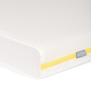 Mamas & Papas White Essential Fibre Petite Cot Mattress, Baby, Polyester, 90 x 54 x 7cm