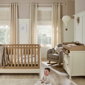 Mamas & Papas Harwell 2 Piece Baby Cotbed Set with Dresser Changer
