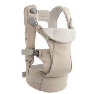 Mamas & Papas Kudo Baby Carrier – Cashmere | 2 Carry Positions for Newborn/Baby | Adjustable Back & Shoulder Support | Forward-Facing Fit | Hands-Free Comfort for Parents
