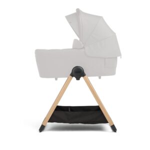 Mamas & Papas Ocarro 2 Carrycot Stand | Safe Day & Night Sleep for Newborns | Lightweight Baby Bed Support | Space-Saving Flat Fold | Handy Storage Shelf | Maximum Weight 9kg