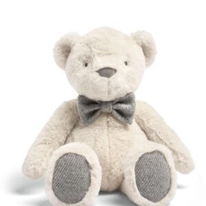 Mamas & Papas Ocarro 2 Heritage Teddy Bear Soft Toy | Brown Plush Newborn Baby Cuddle Companion | Ultra Soft Faux Fur | Classic Bear Character | Nursery Keepsake Gift