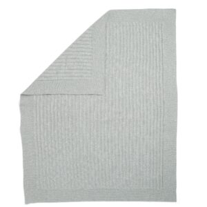 Mamas & Papas Ocarro 2 Heritage Blanket | From Birth | Tonal Grey | Baby Pushchair & Nursery Accessory | Cotton Quilt | Ultra-Soft on Skin | Warm & Cosy Design | Machine Washable