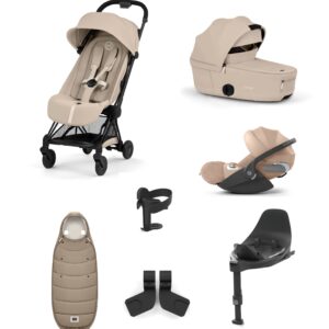 Mamas & Papas Cybex COŸA Ultimate Pushchair With Cybex Cloud T Baby Car Seat & Base (6 Pieces)