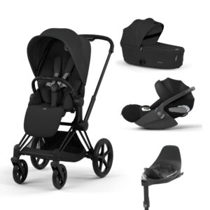 Mamas & Papas Cybex Priam Pushchair & Carrycot Bundle with Cybex Cloud T i-Size Rotating Baby Car Seat