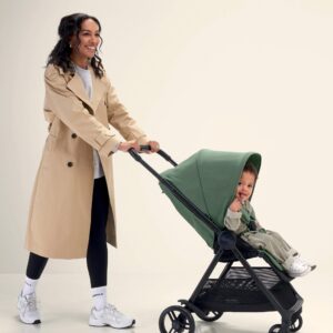 Mamas & Papas Libro Stroller | Bay Green | Ultra-lightweight & Comfortable | Adjustable Lie Flat Foldable Pushchair / Pram / Buggy | Babies / Newborns To 4 Years