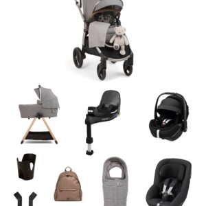 Mamas & Papas <h2>Ocarro 2 Pushchair Baby to Toddler Travel Bundle with Maxi-Cosi Pebble 360 Pro2 & Pearl 360 Pro (12 Pieces) – Heritage </h2>