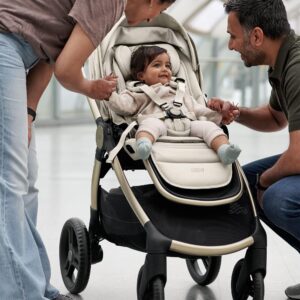 Mamas & Papas Pushchair / Pram / Buggy | Birth to 4 Years / Toddler | Shell | Compact One-Piece Fold | Lightweight & Portable | All-Terrain Wheels | Baby Stroller with Car Seat Compatibility
