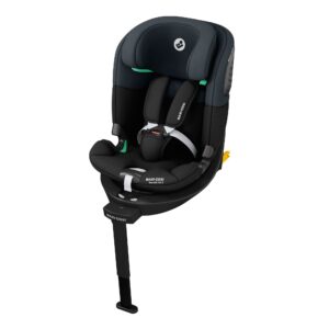 Maxi Cosi Maxi‑Cosi Emerald 360 S Car Seat | Black | Newborn to 12 Years | Rotating ISOFIX Baby & Toddler for Safe Journeys | Best Travel Essential | Comfortable Seating