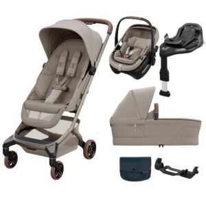 Maxi Cosi Maxi-Cosi Fame Cabin Pushchair Bundle with Maxi-Cosi Coral Slide Pro Car Seat & Base (5 Pieces)