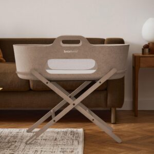 SnuzBaskit Mocha Moses Basket & Stand