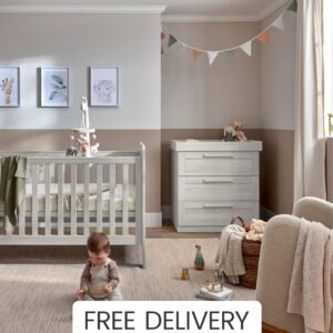 Mamas & Papas Atlas 2 Piece Cot Bed Set with Dresser Changer