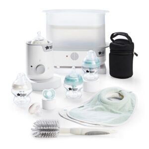 Tommee Tippee Closer to Nature | Feeding Kits | Anti - Colic | White | Electric Steam Bottle Steriliser | Feeding Set
