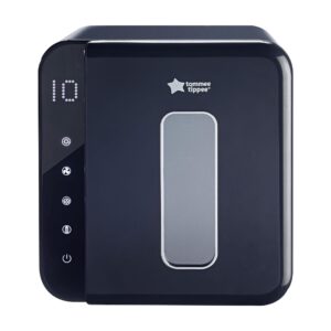 Tommee Tippee Ultra UV 3-in-1 Electric Steriliser & Dryer | Black | Fast UV Sterilisation & Drying for Baby Bottles, Soothers & Breast Pump Parts | Chemical-Free, Water-Free, Energy-Efficient