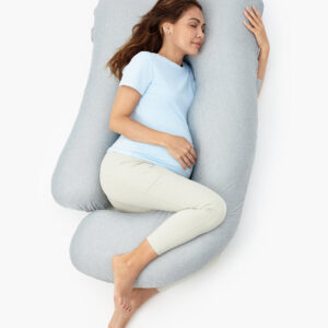 U Shaped Cooling Fabric Pregnancy Pillow